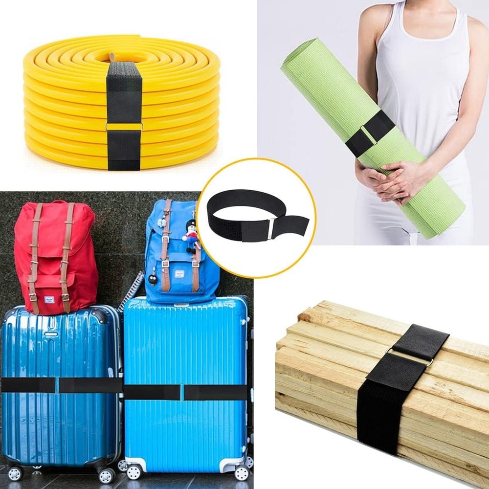 Adjustable Nylon Cable Ties for Storage, 20 Buckles