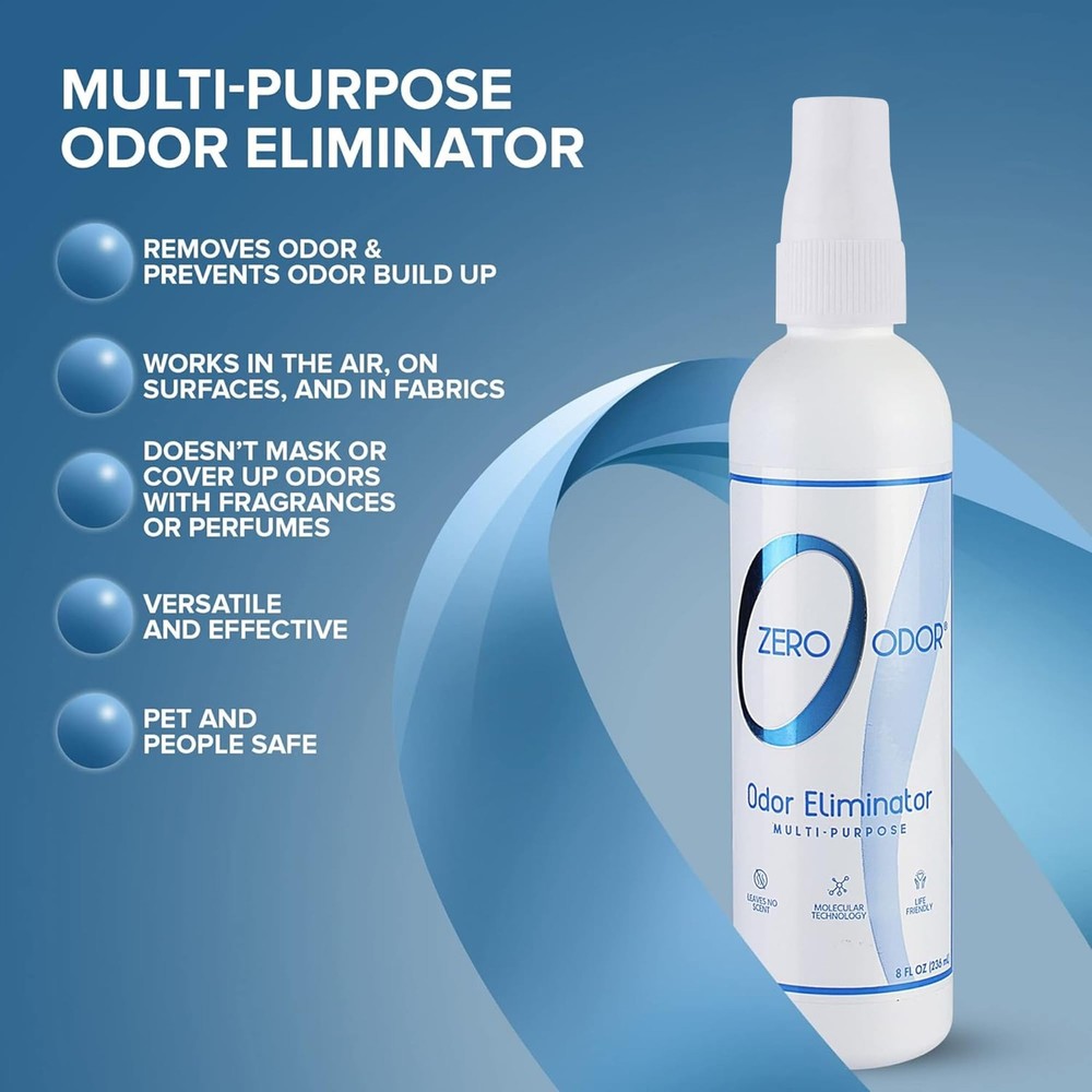Zero Odor Multi-Purpose Odor Eliminator - Eliminate Air & Surface Odor – Pate...