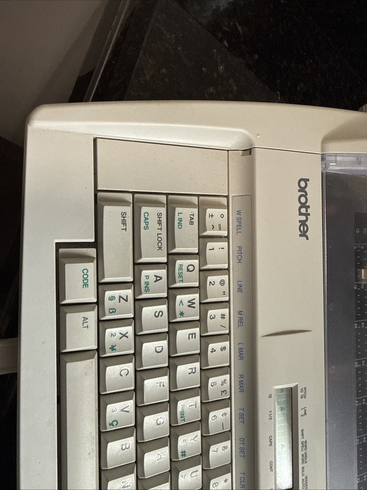 Brother ML-300 Electronic Display Typewriter Tested & Working Good Condition