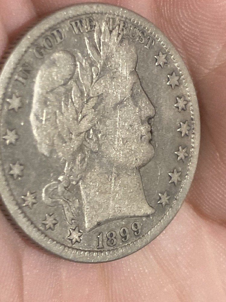 1899-O Barber Half Dollar Fine Details LIBERTY Mostly Visible