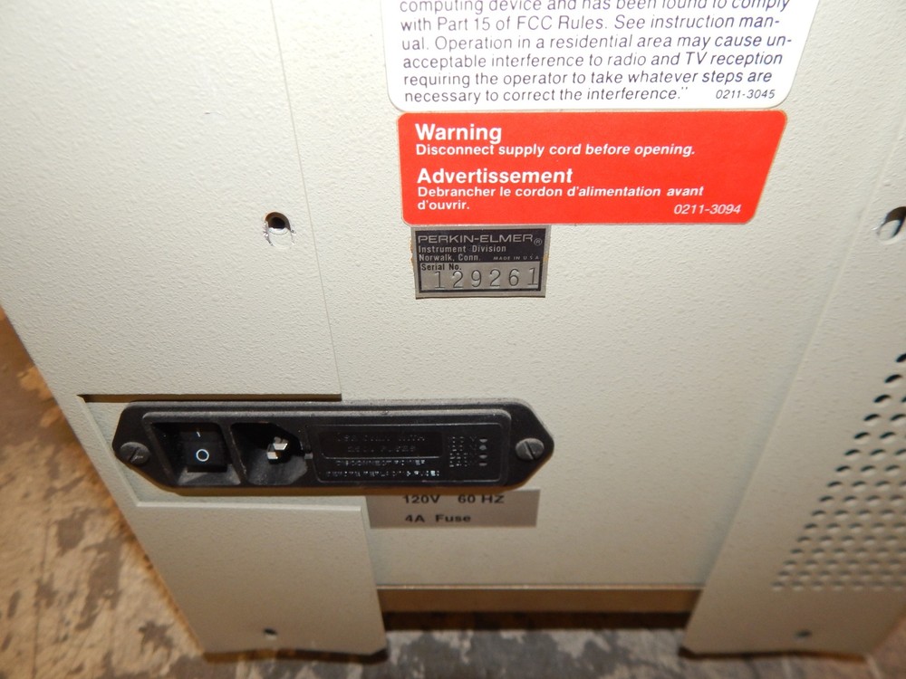 PERKIN ELMER TMA7 Thermomechanical Analyzer (#4310)