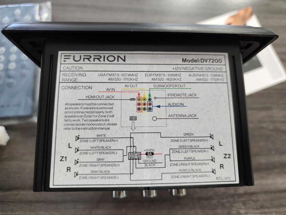 Furrion DV7200 Entertainment System, Bluetooth & Mobile App Control