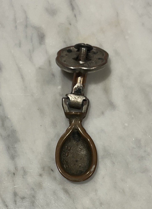 Vintage Brass Drop Pull Handle Ornate Teardrop Drawer Pull Hardware 2.5"