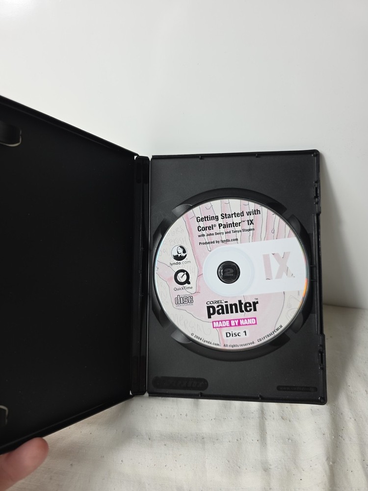 Lynda Getting Started with Corel Painter IX 9 Graphic Designer 2004 Training DVD