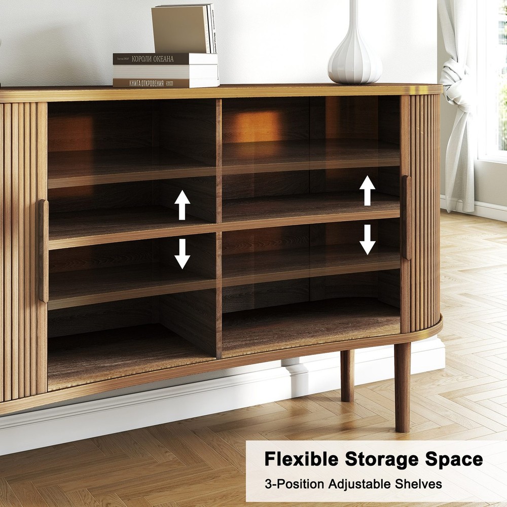 1.4M Long Modern Sideboard With Doors For Kitchen Storage TNBI