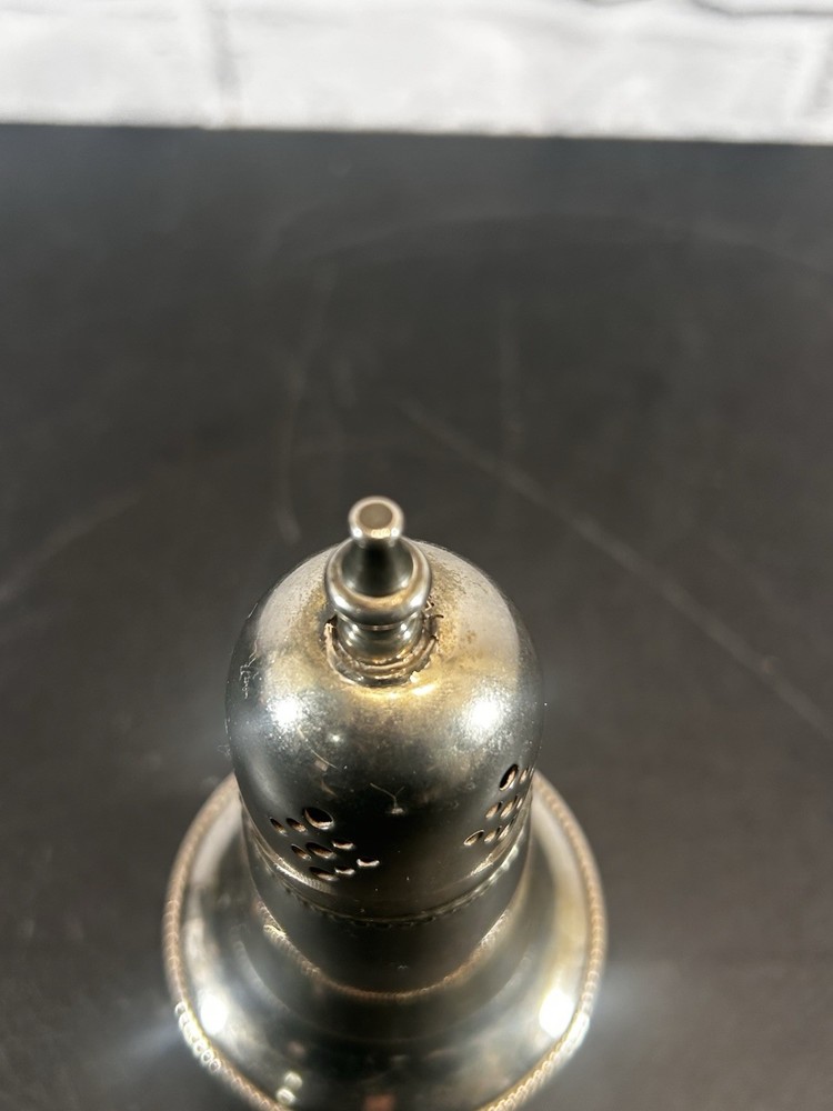 Antique Sugar Shaker, Silver Plated, Vintage Tableware