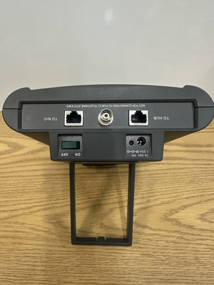 FLUKE 672 Ethernet LANmeter Network Analyzer W/ Bag Disk Adapter Powers UNTESTED