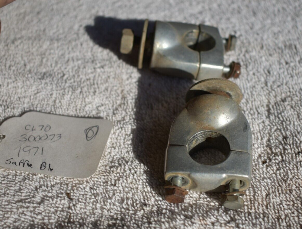 1971 Honda CL70 Scrambler Handlebar Risers with Hardware