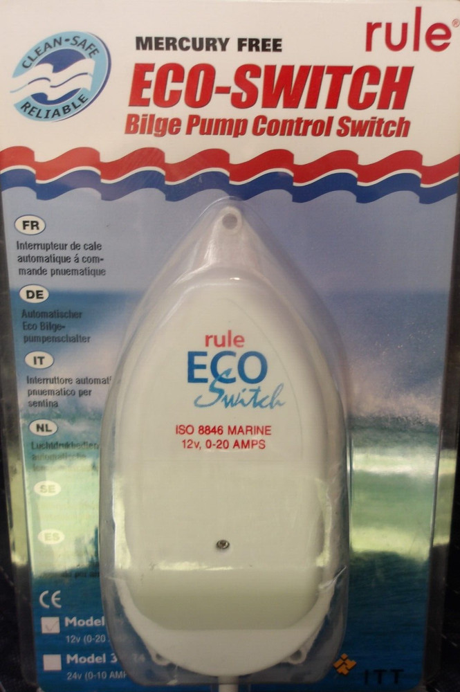 Rule Eco-Switch Automatic Bilge Pump Control Switch - 12V - MODEL 39 NEW