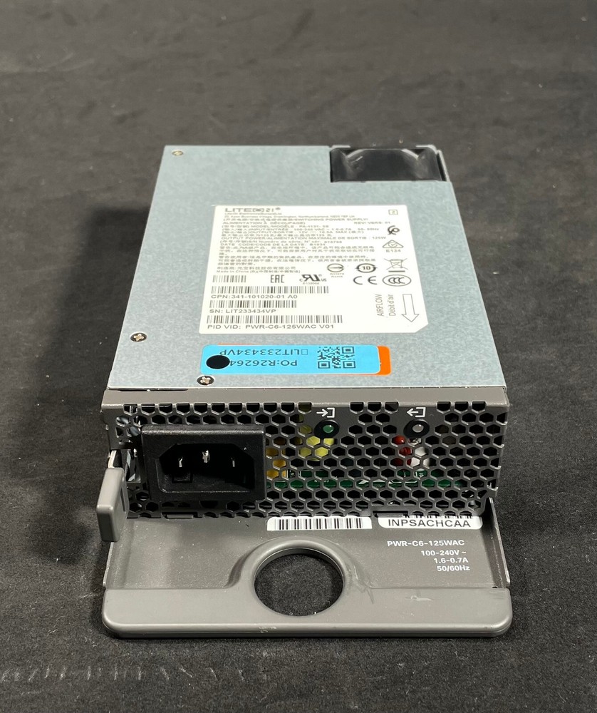 Cisco Catalyst  PWR-C6-125WAC Power Supply -Same Day Shipping