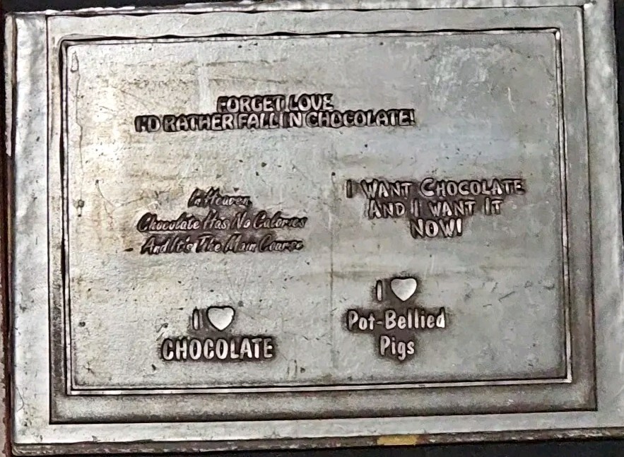 Chocolate Mold Print GJ