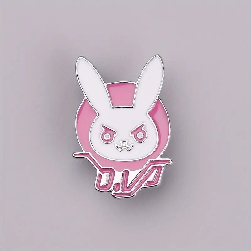 Overwatch D. VA Logo Enamel Pin