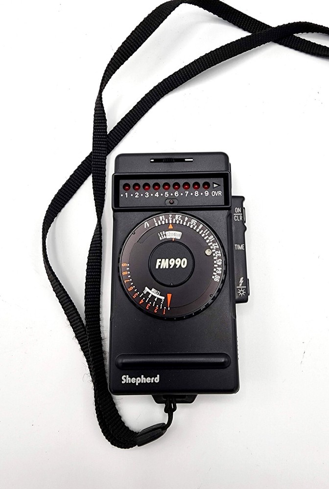 Shepherd FM990 Electronic Flash Exposure Meter With Case