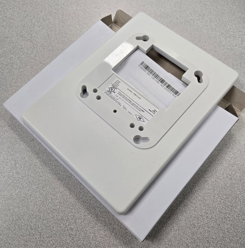 Edwards G4TW Wall Trim Plate, White