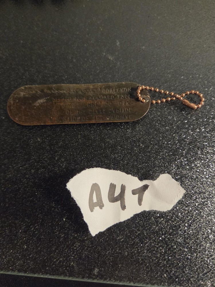 South Dakota State Capitol Dome Copper Keychain - 1964 - Gov. Nils Boe - Vintage