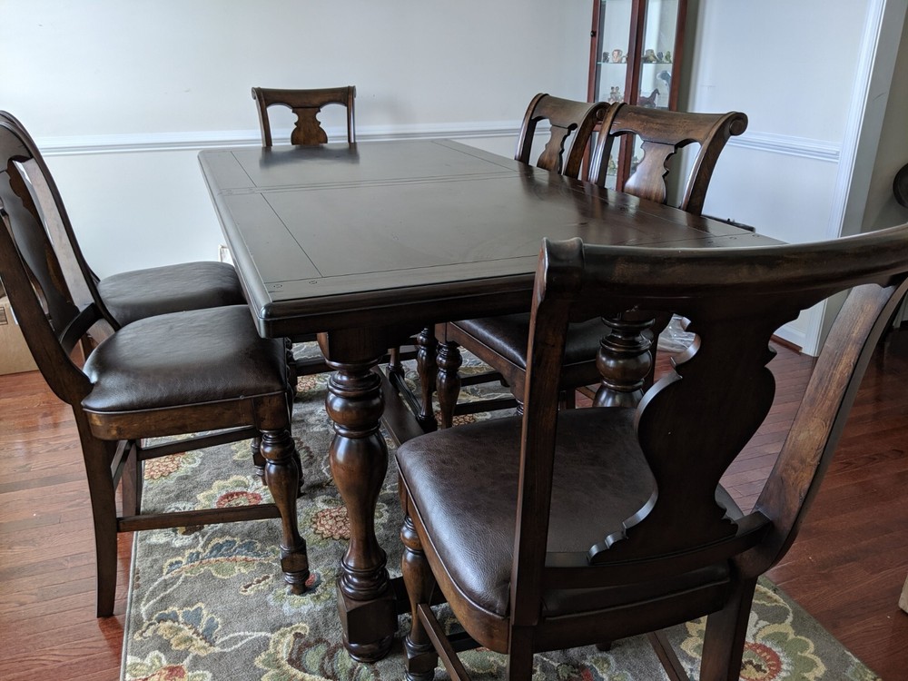 dining table set 6 chairs used