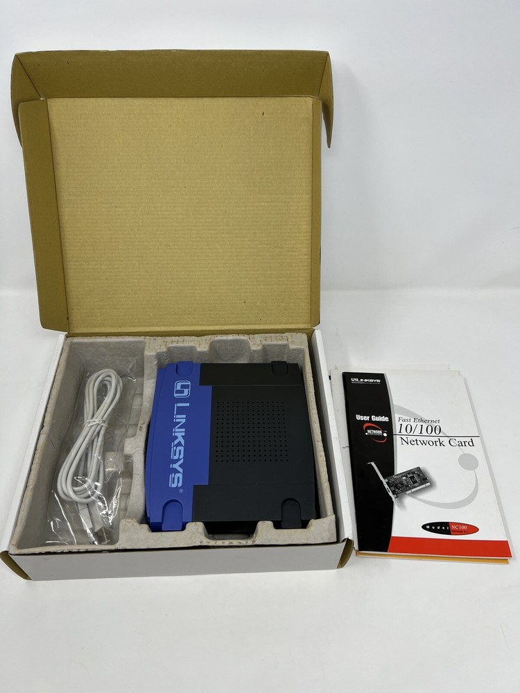 Linksys EtherFast 4-Port Cable Dsl Wired Router BEFSR41  - Missing AC Adapter