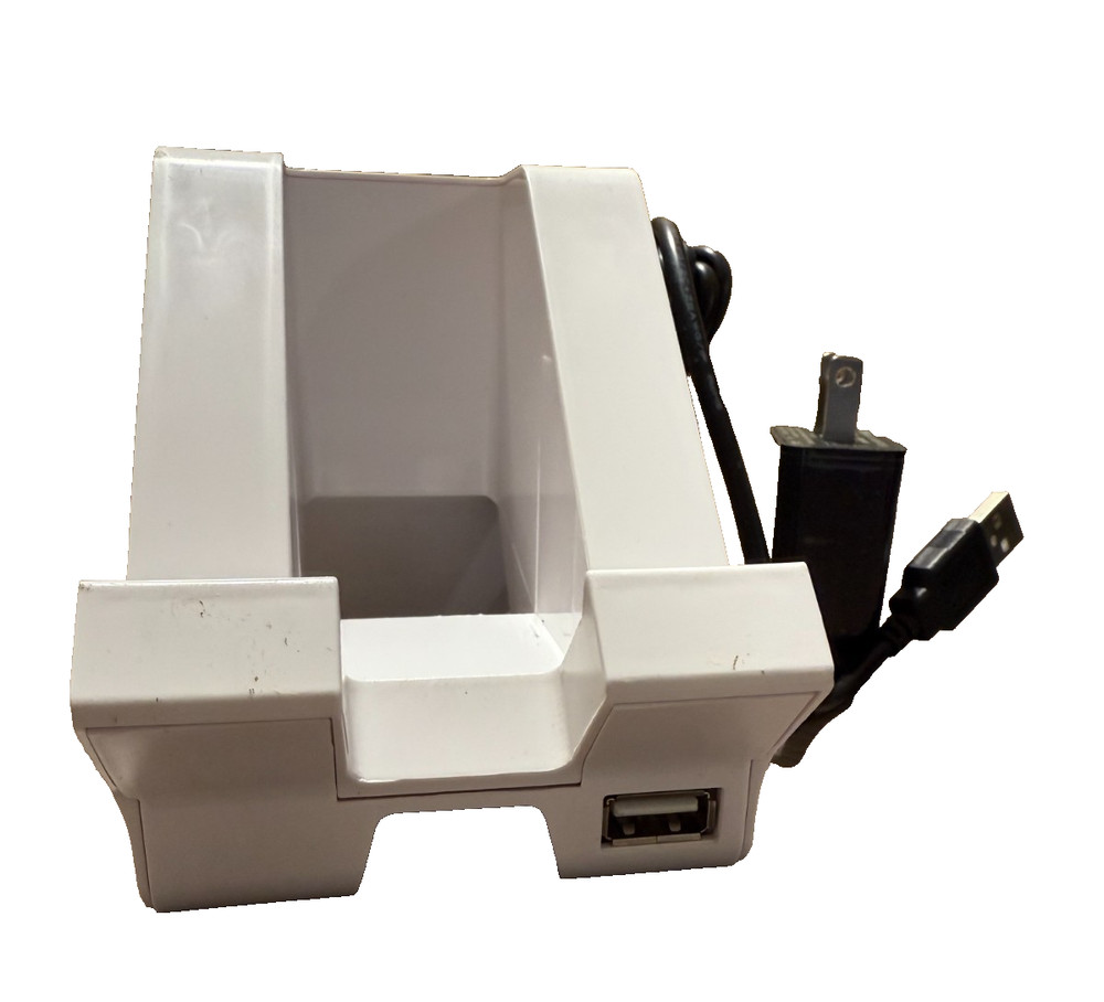 Bostitch Konnect Plastic Phone Dock with USB Port White