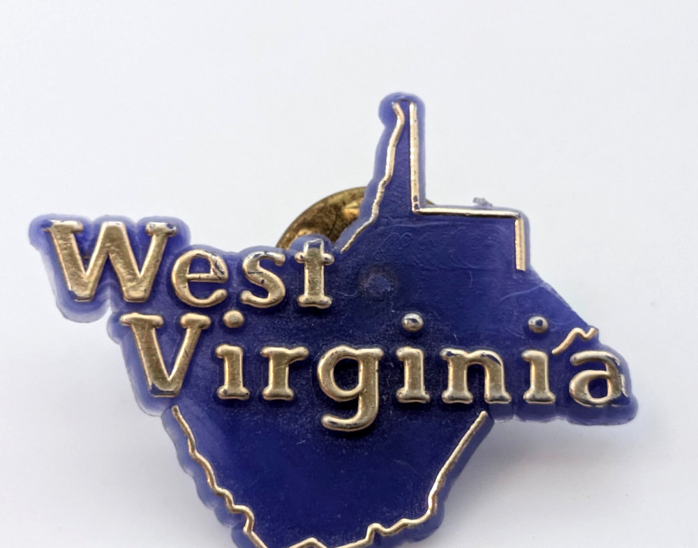 WEST VIRGINIA Small Plastic Tack Pin