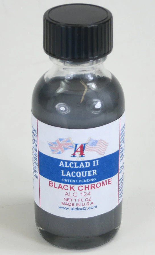 Alclad ALC124 Black Chrome Lacquer 1oz