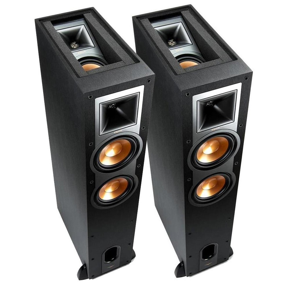 Klipsch Reference R-26FA Floorstanding Speaker, Black, Pair