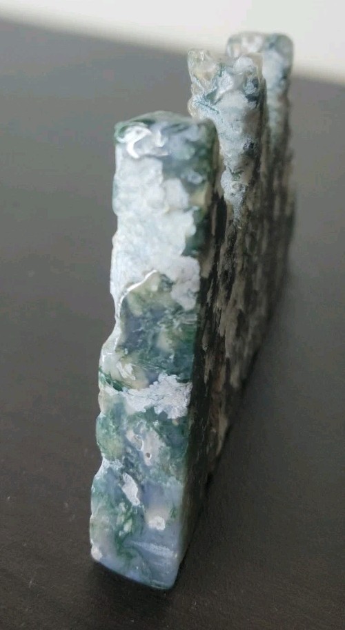 Moss Agate Mountain Carving