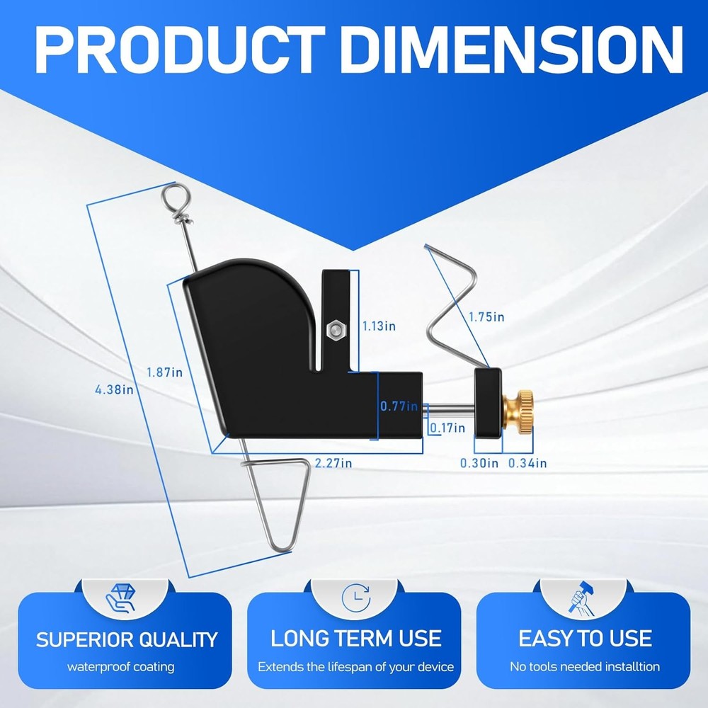 Original 107 Downrigger Release Adjustable 0-4.5 lb Tension Vertical Horizontal