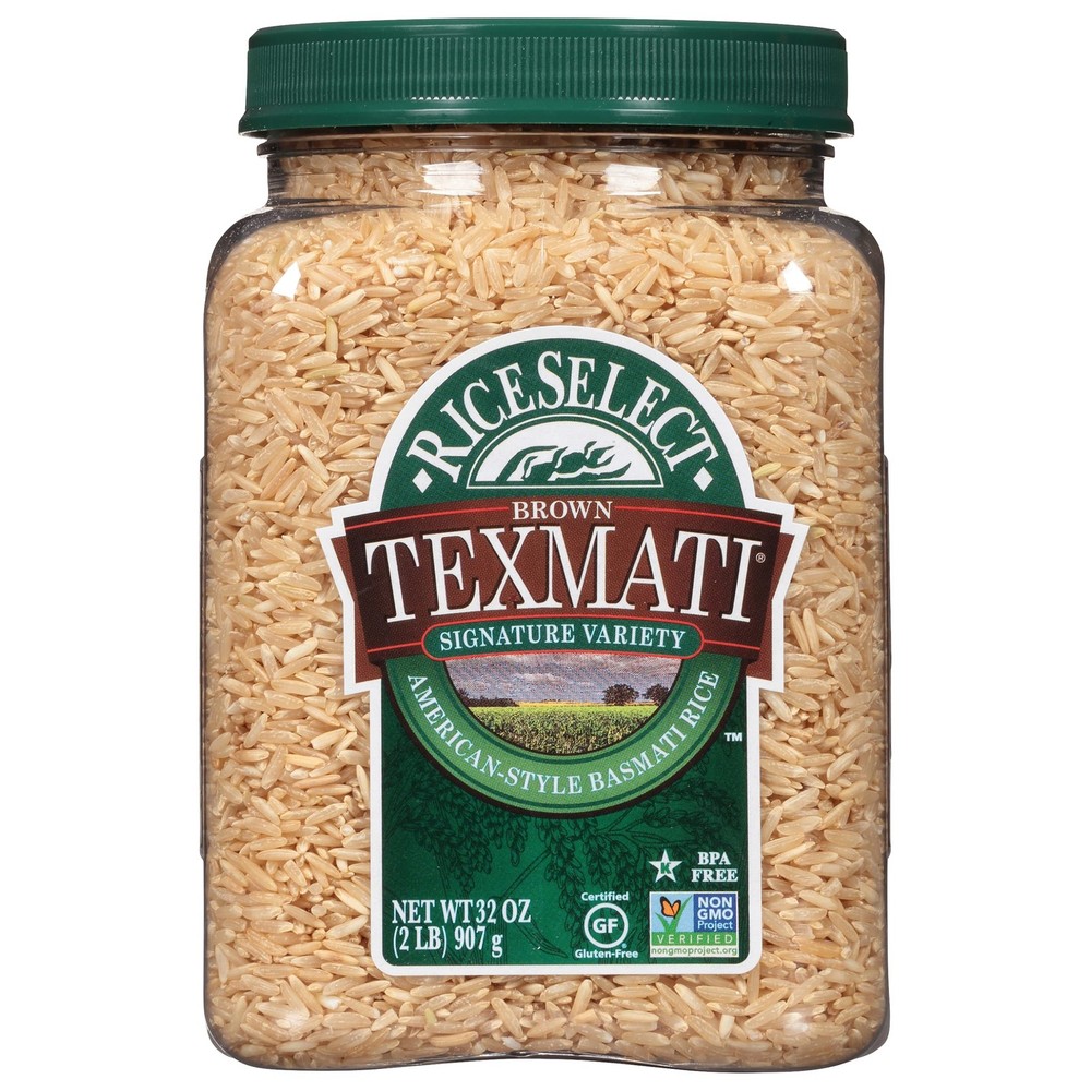 Rice Select Texmati Brown Rice In Jar, 32-Ounce
