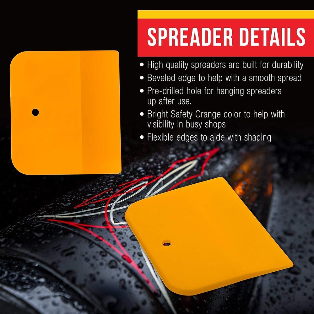 Plastic Spreaders for Body Fillers 50 Pack