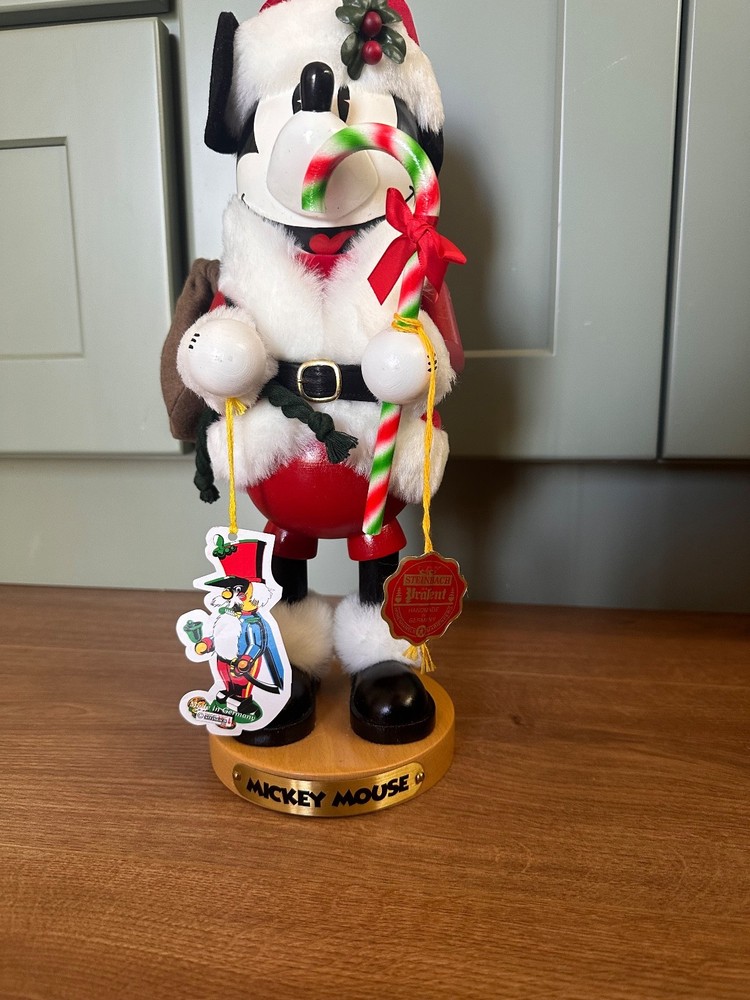 Steinbach Christmas Mickey Mouse German Nutcracker 15" No Box
