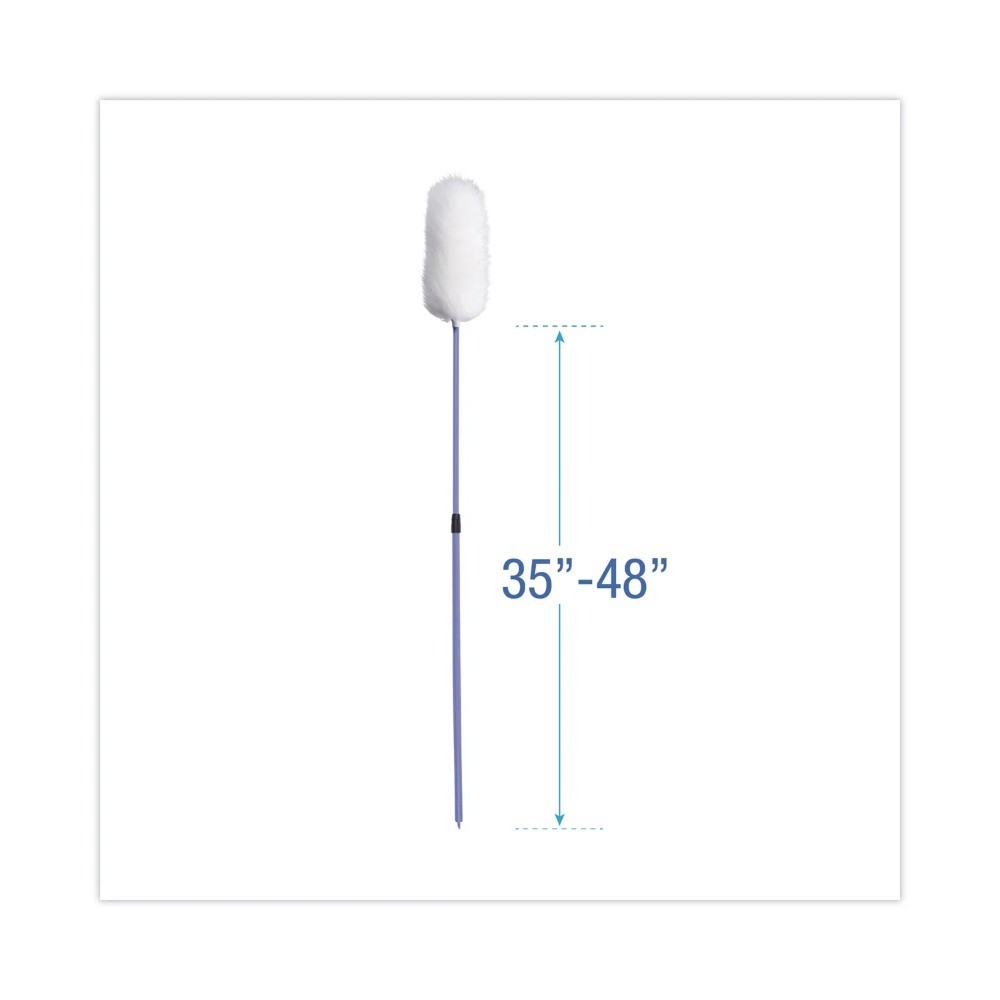 Extendable Lambswool Duster with Plastic Handle Adjustable from 35 to 48 Inches