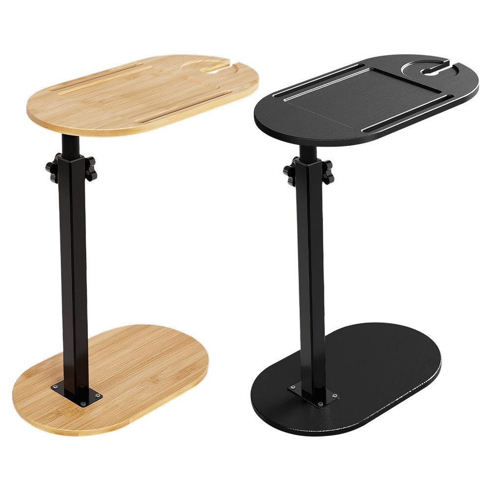 C-Shaped Bathtub Tray Table Heavy Duty Table Adjustable Height Bed Sofa Table