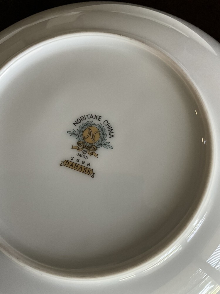 Noritake China Demask 5698 Japan SEVEN PIECE Place Setting EUC