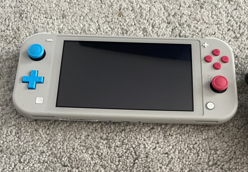 Nintendo Switch Lite Handheld Console Pokemon Zacaian Zamazenta Edition Bundle
