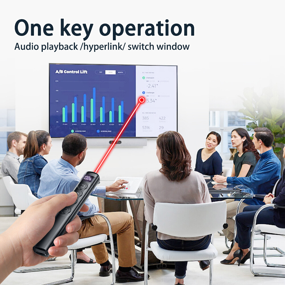 Power point Presentation Remote Wireless USB PPT Presenter Laser Pointer Clicker