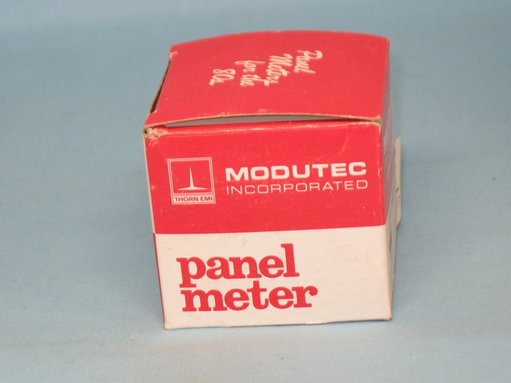 MODUTEC ~ MODEL # 00811117G ~ ANALOG PANEL METER ~ NOS