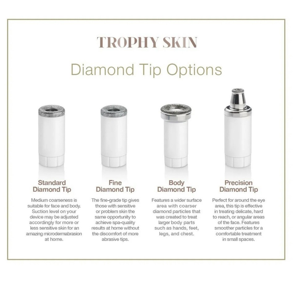 Trophy Skin Microdermabrasion Standard Diamond Tip Accessory for MicrodermMD