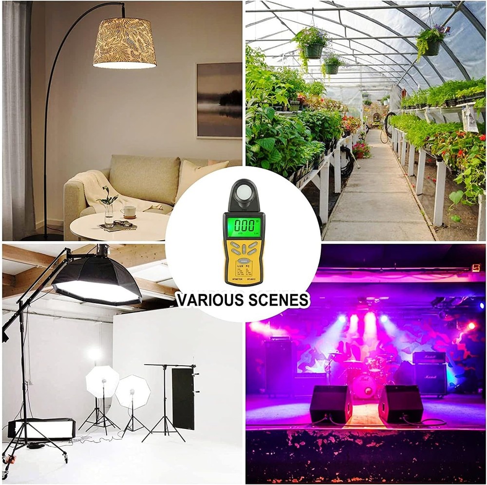 Compact Lumen Meter for Professional Use - Includes Protective Carrying Case