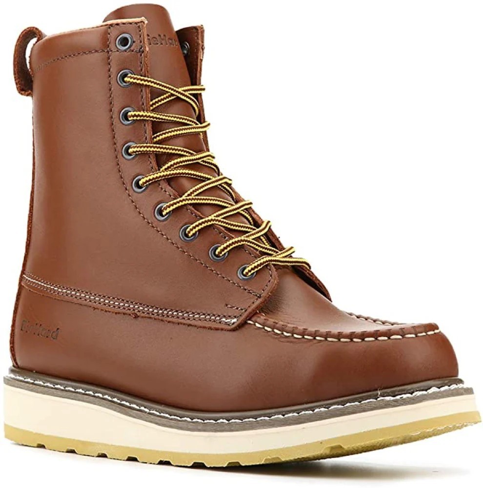Men's SureTrack 8" Leather Soft Toe Work Boot - Brown