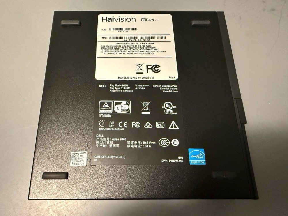Haivision KB Mini 2 H.264 & HEVC SD/HD Encoding/Transcoding Appliance Encoder