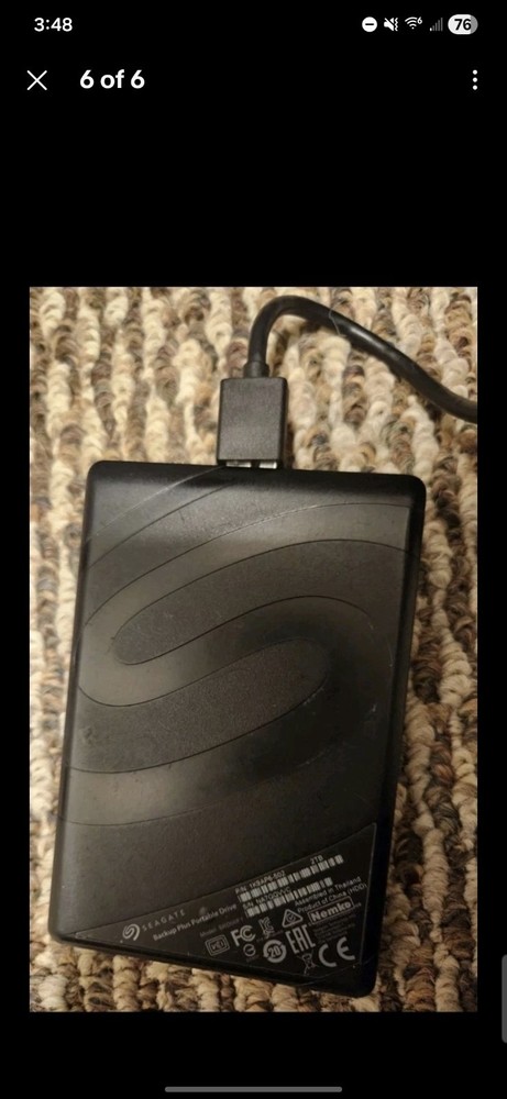 Seagate Portable 2TB External Hard Drive HDD and hp mini desktop pc