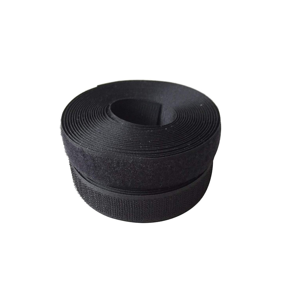 1 inches Width (25mm) 5 Yards Sew on Hook and Loop Strips,Interlocking Tape, ...