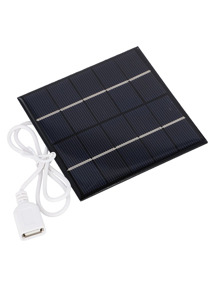 Portable Solar Panel 5W 5V Excellent Low Light Performance Compact Design