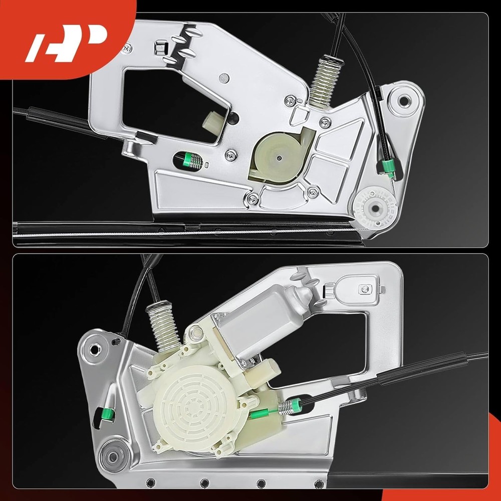 Front Left Driver Side Power Window Regulator with Motor Compatible with BMW E39