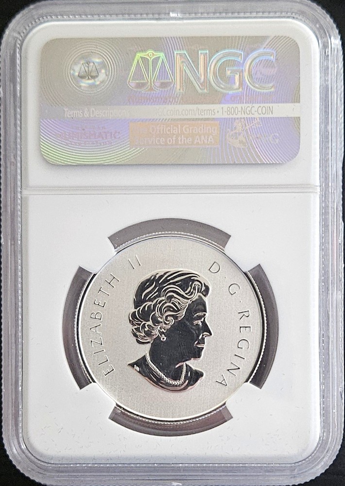 2015 Canada Silver $10 Maple Leaf NGC SP70