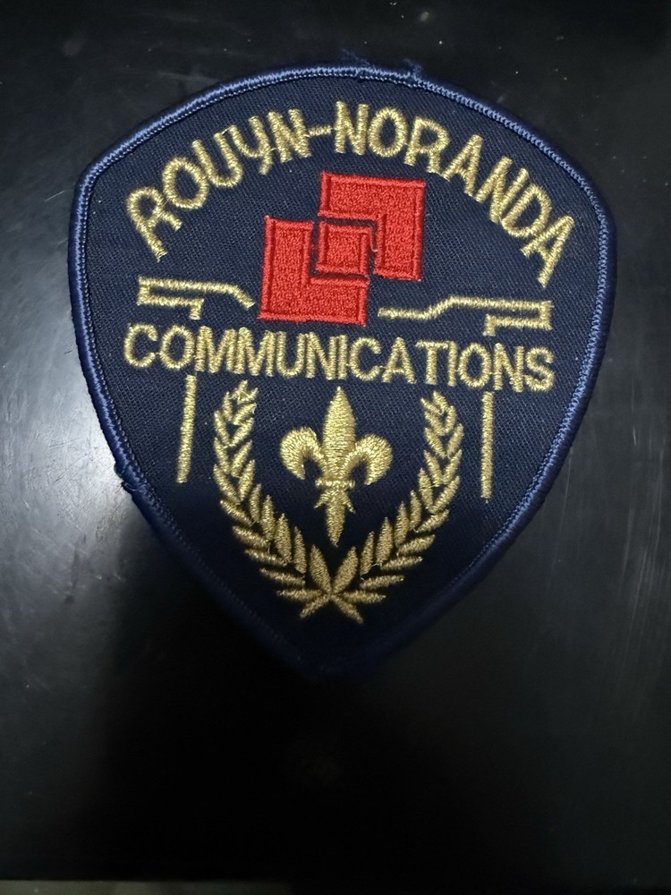 Rouyn-Noranda Quebec Canada Police Communications Patch