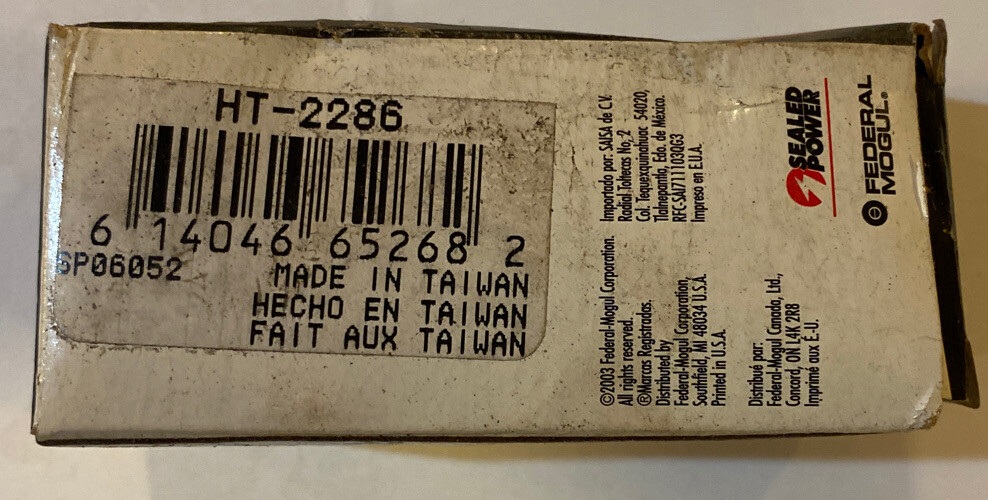 Sealed Power Valve Lifter - #HT2286 / HT-2286