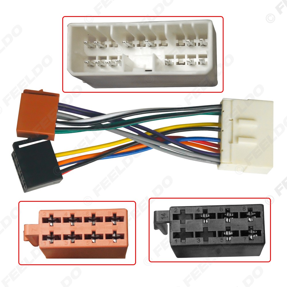 Compatible with Daewoo/Wuling Hongguang/Lechi Actyon ISO converter cable