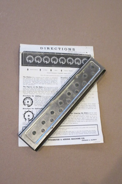 Vintage ADDOMETER Adding Machine