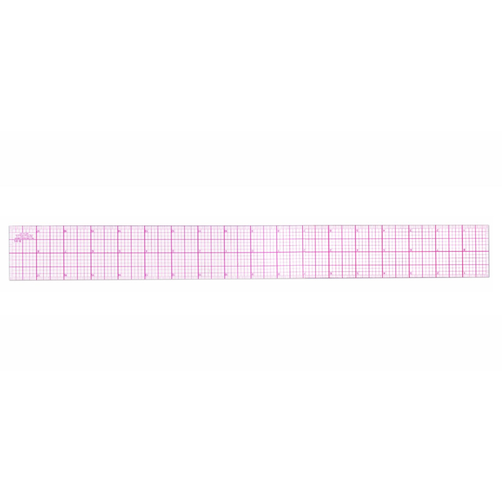 C-Thru Ruler B-85 2X18 Inch